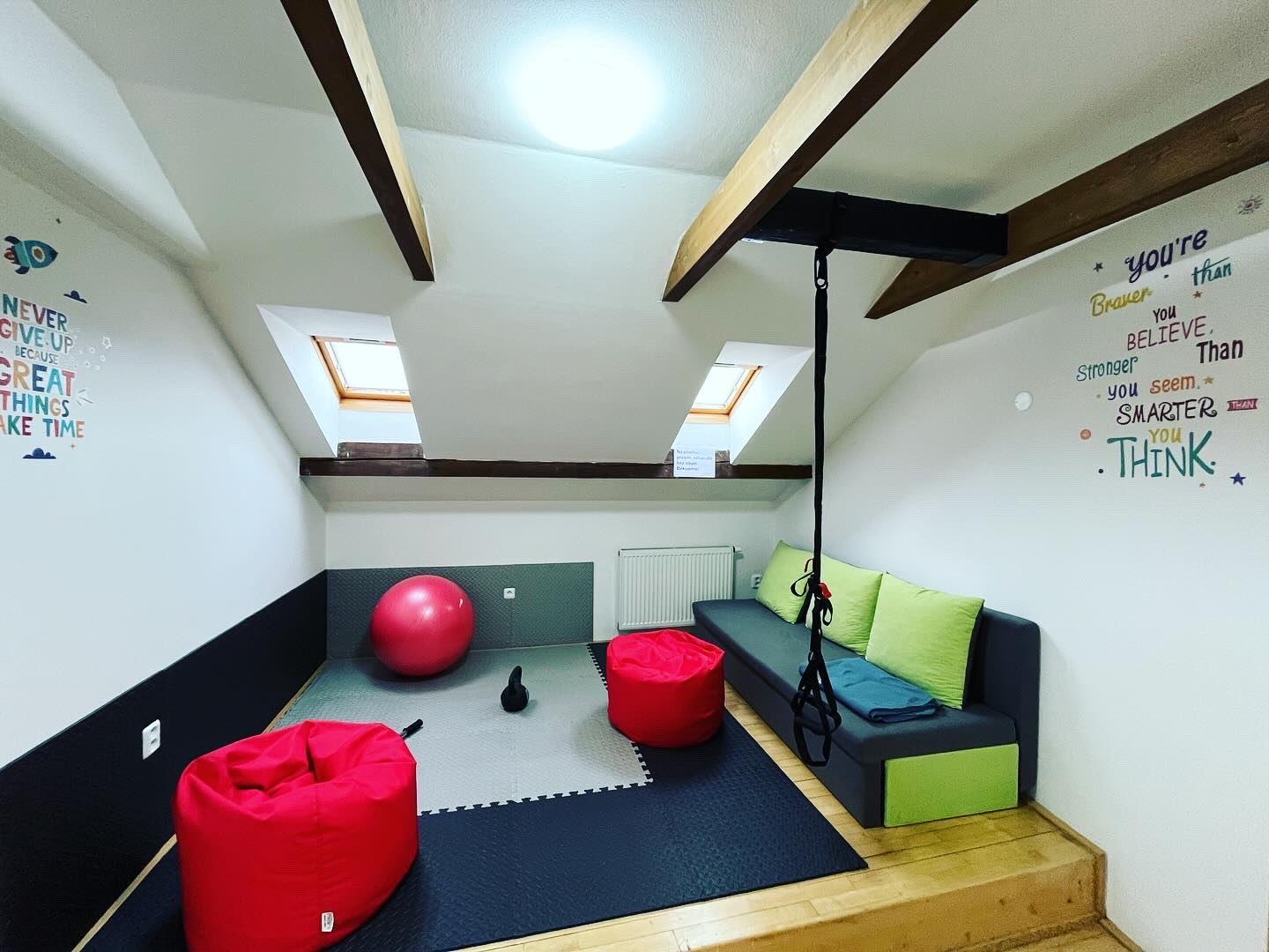 Relaxační místnost CityHUB Jihlava